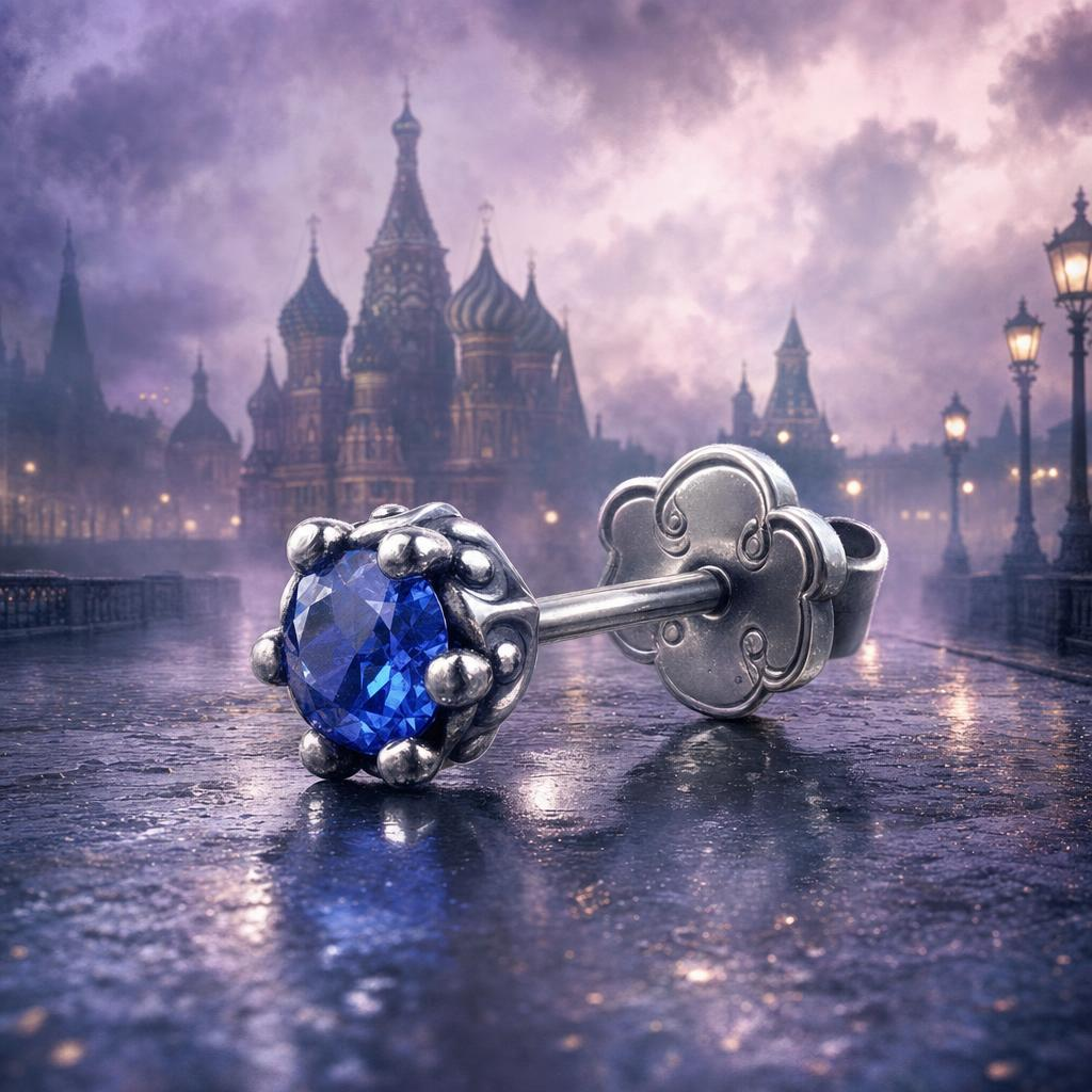 Серьга Гвоздик (обычный)