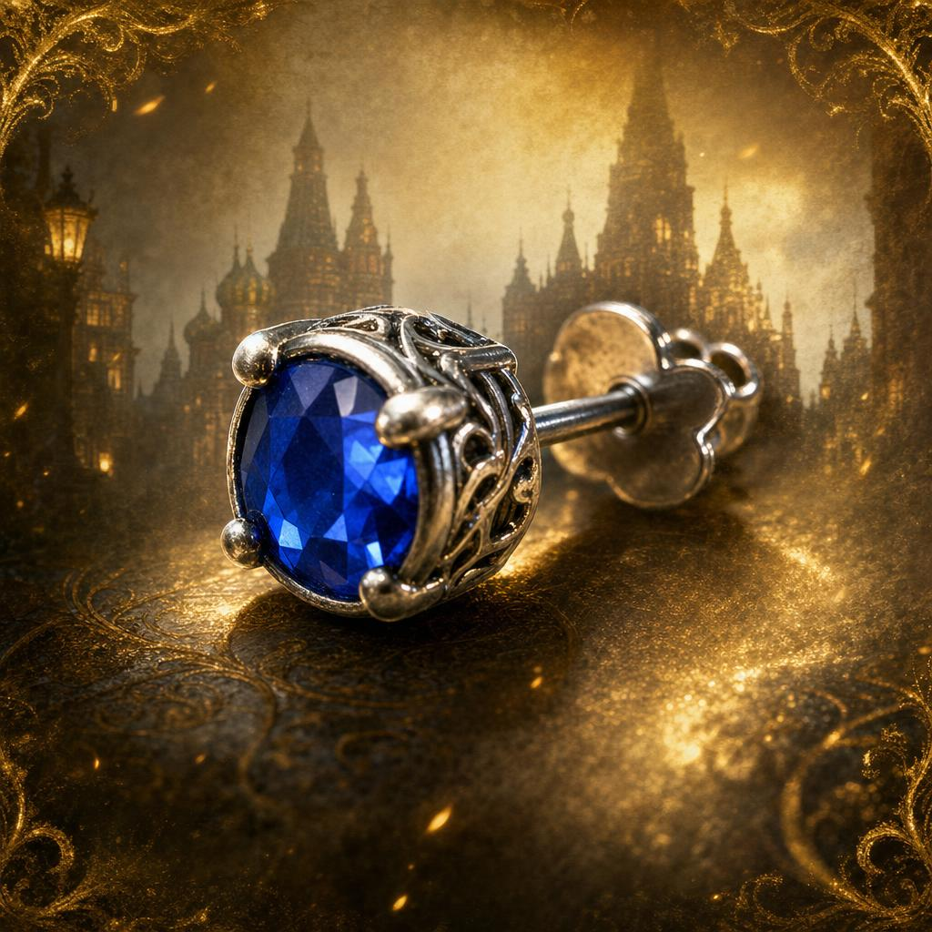 Серьга Гвоздик (редкий)